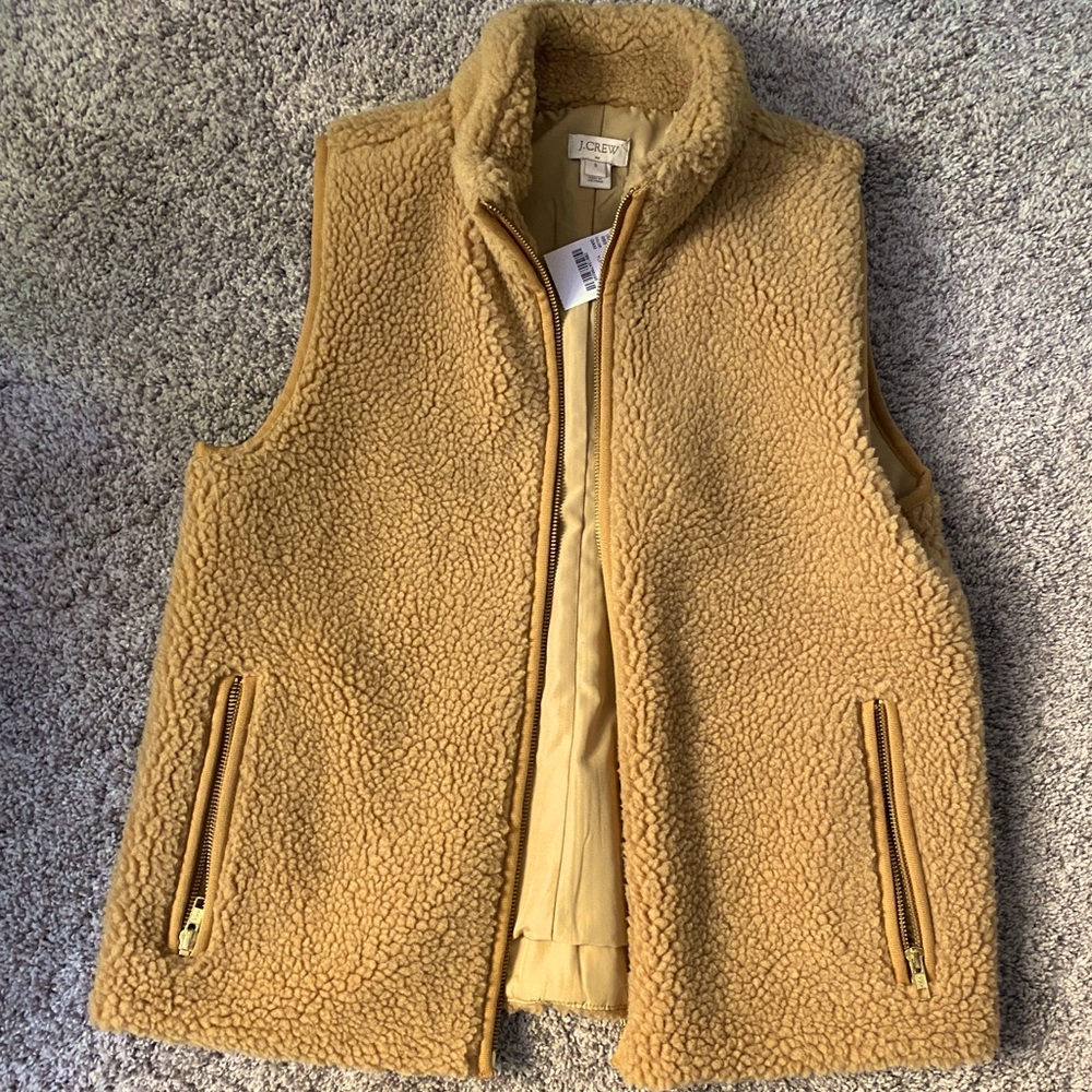 J Crew Factory teddy vest